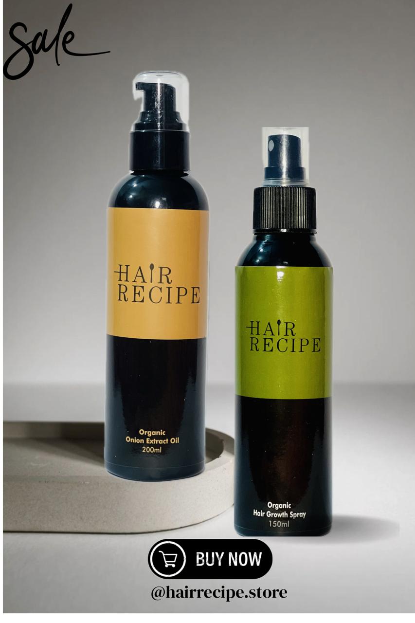 Hair Oil With Hair Spray Bundle
