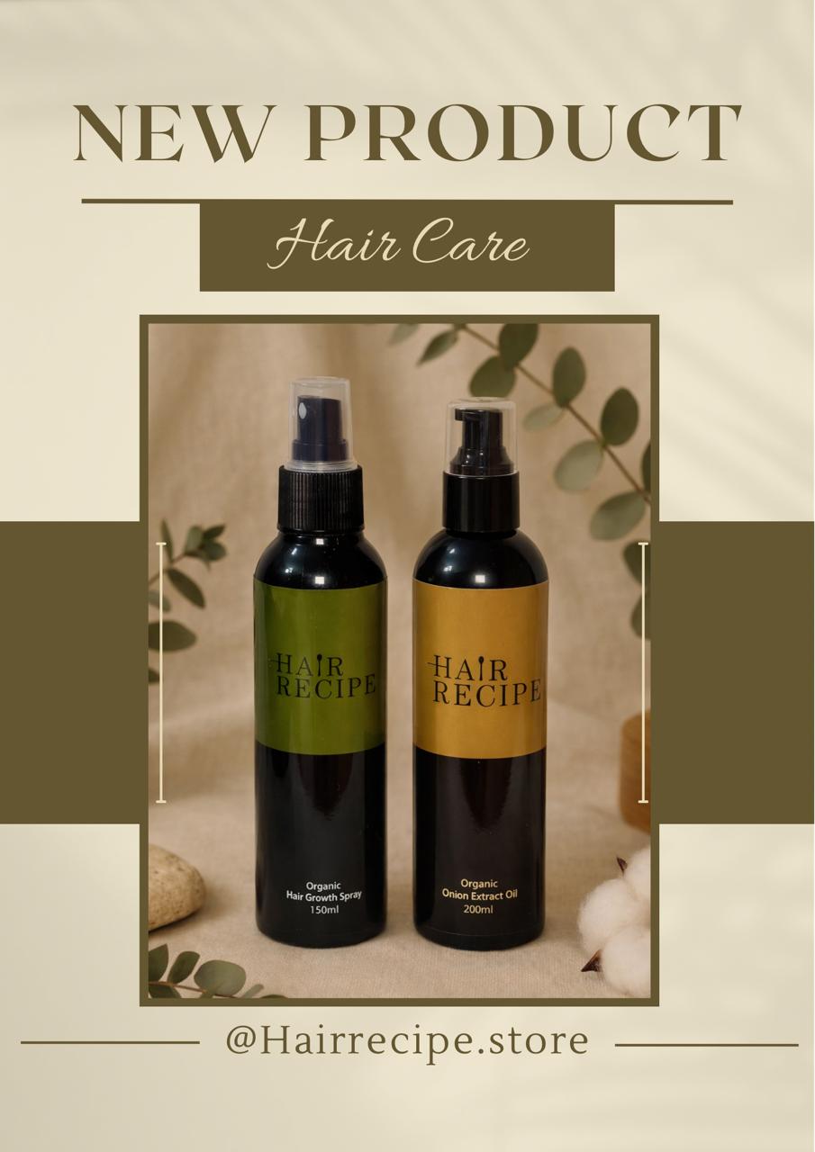 Hair Oil With Hair Spray Bundle